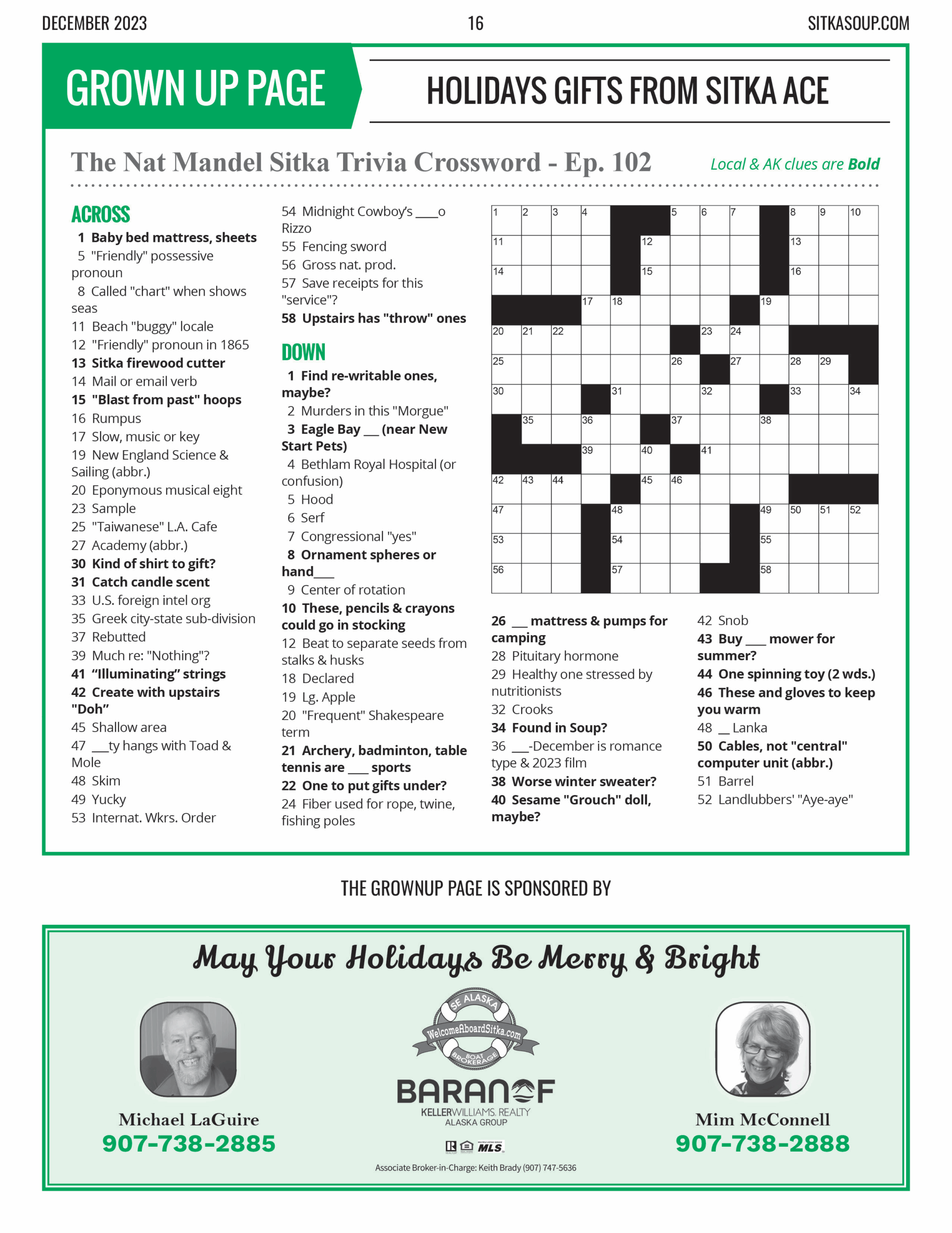 Grown Up Page December 2023 Sitka Soup Grown Up Page December 2023 Sitka Soup