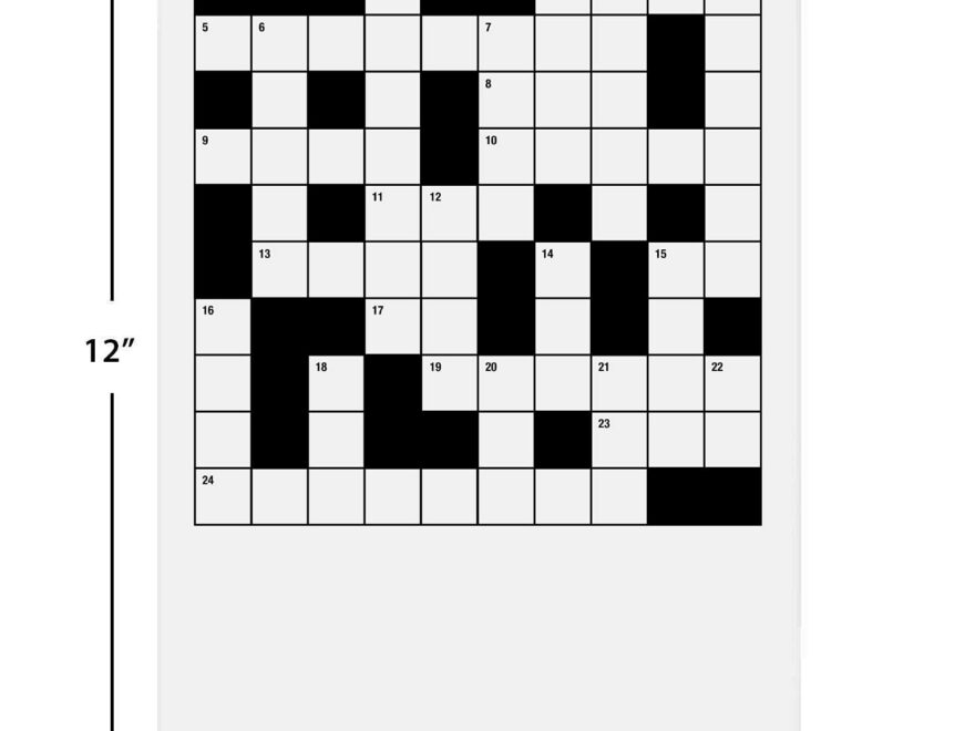 GSM Brands Dry Erase Board Blank Crossword Puzzle For Grade School Or Homeschool Students Or Seniors Buy Online At Best Price In KSA Souq Is Now Amazon sa Toys