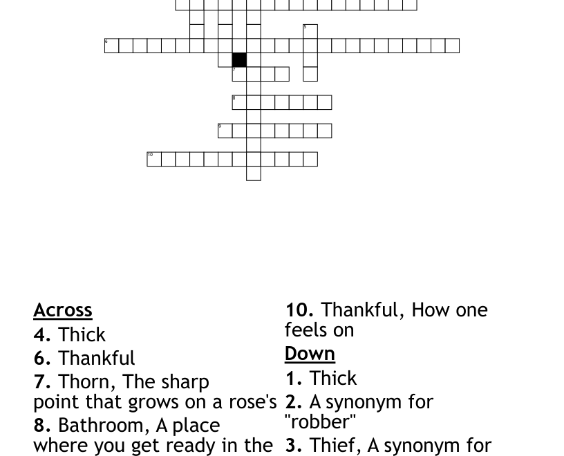 Happy Fall Crossword WordMint