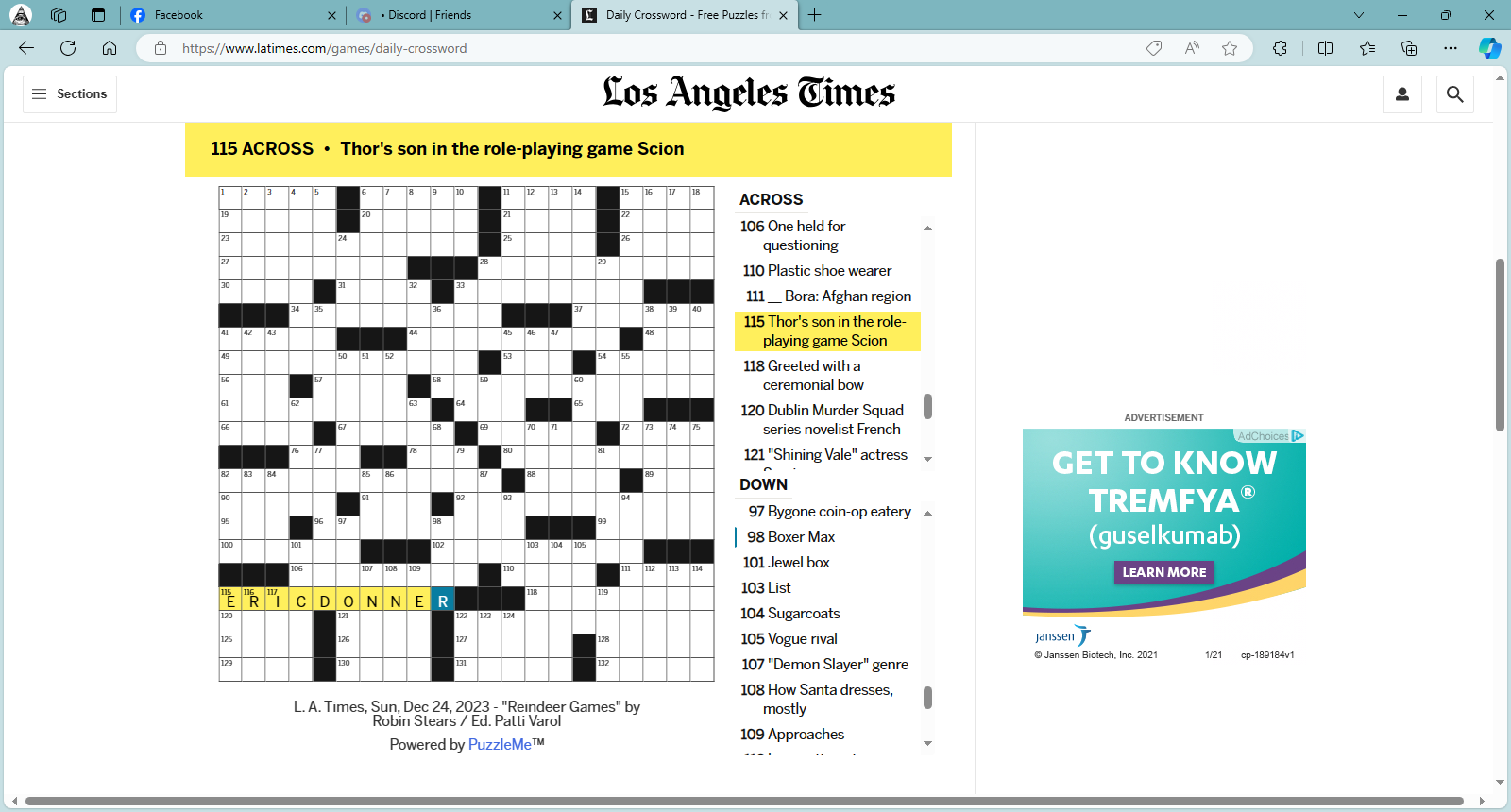 Printable Crossword Puzzles La Times Printable Crossword Puzzles La Times