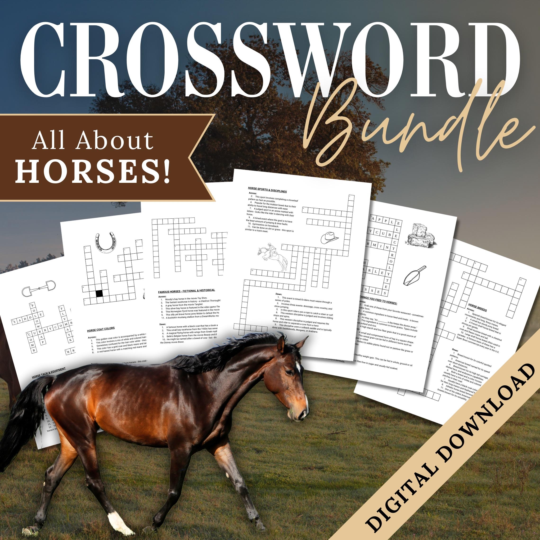 Nhorse Breed Crossword Puzzel Printable Nhorse Breed Crossword Puzzel Printable