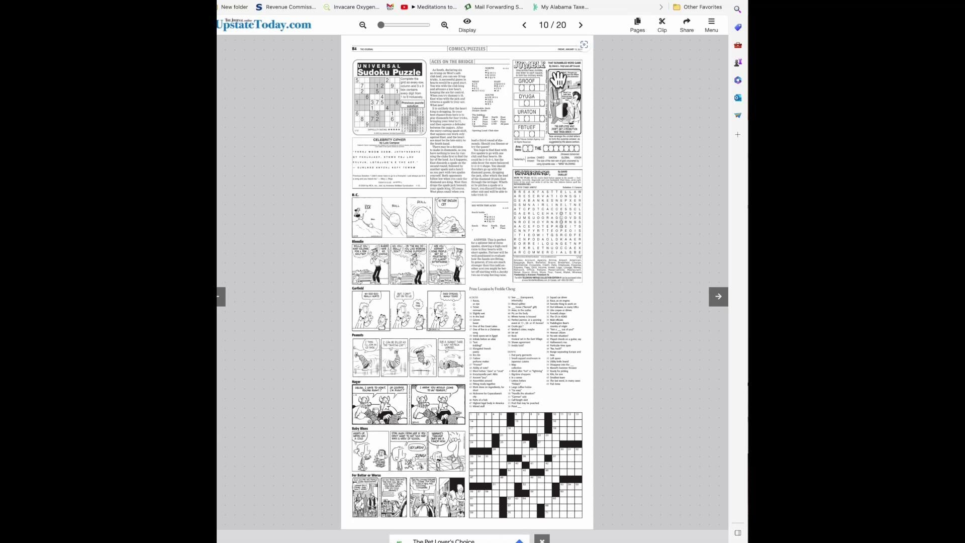 Milwaukee Journal Crossword Puzzle Printable Milwaukee Journal Crossword Puzzle Printable
