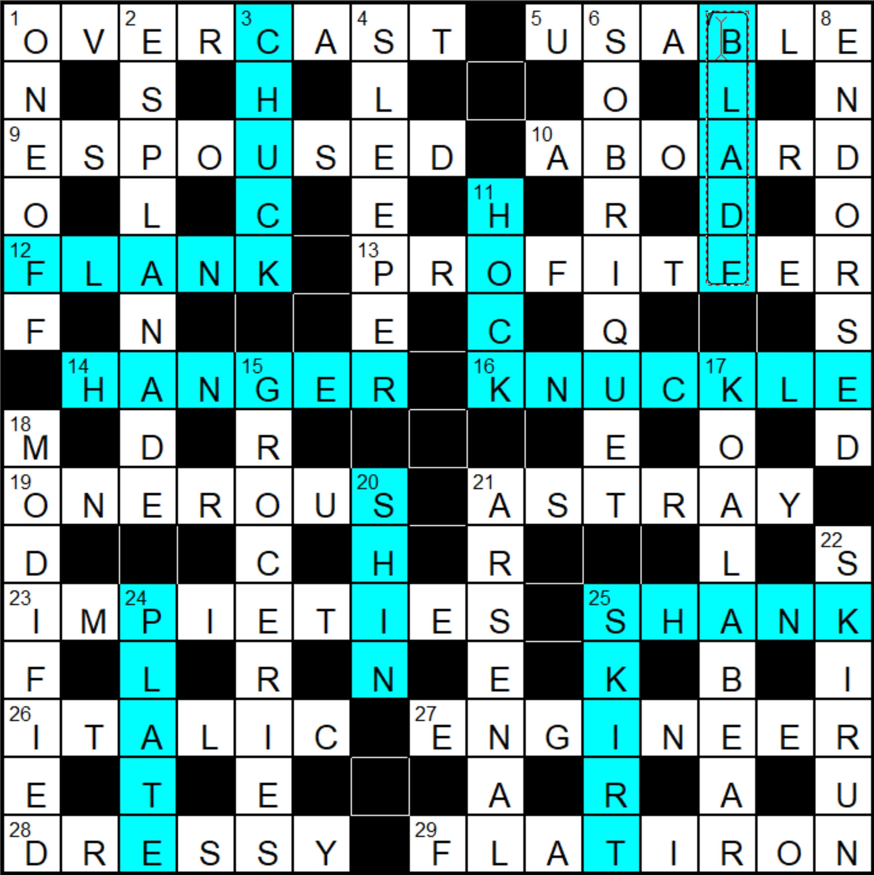 Printable Nyt Crossword Puzzle