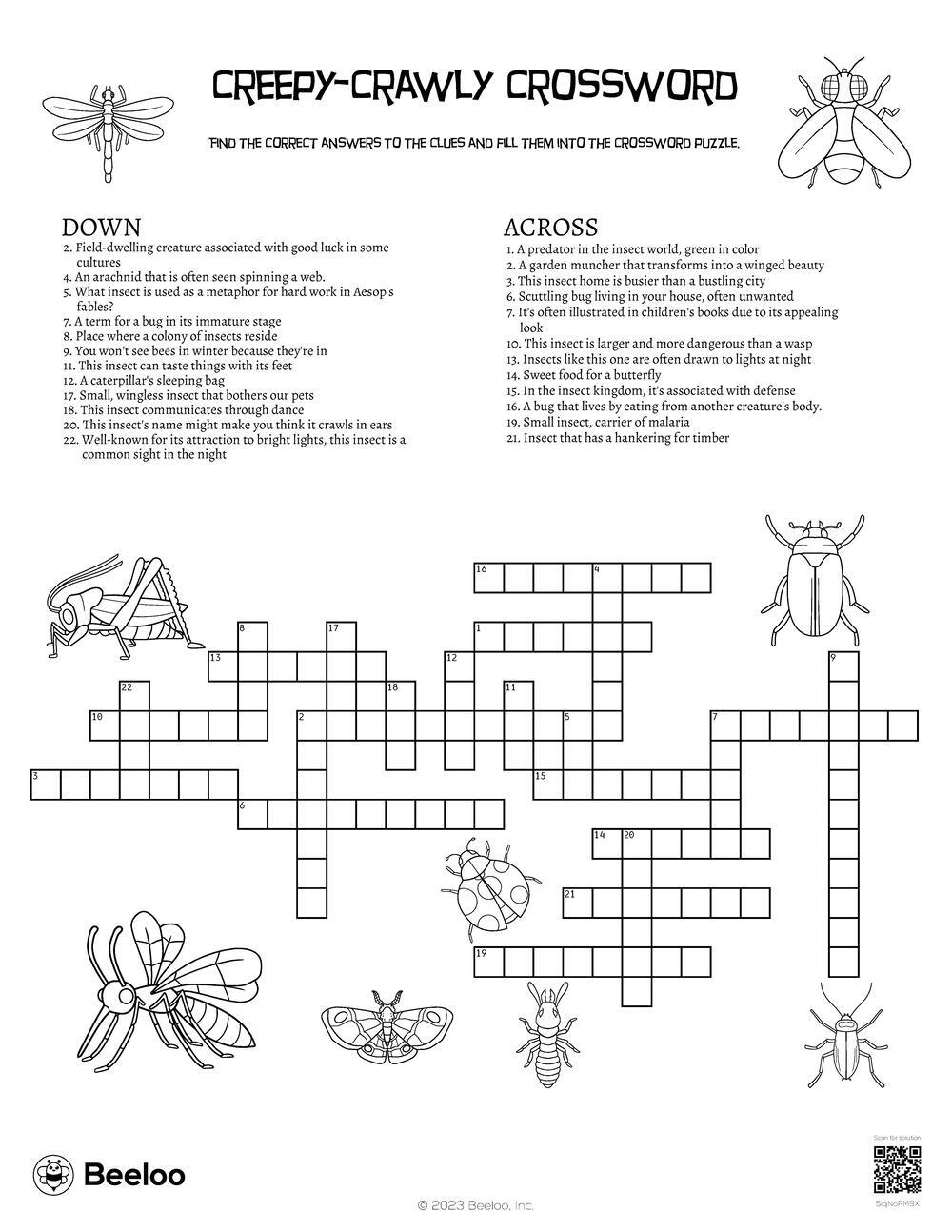 Printable Crossword Free