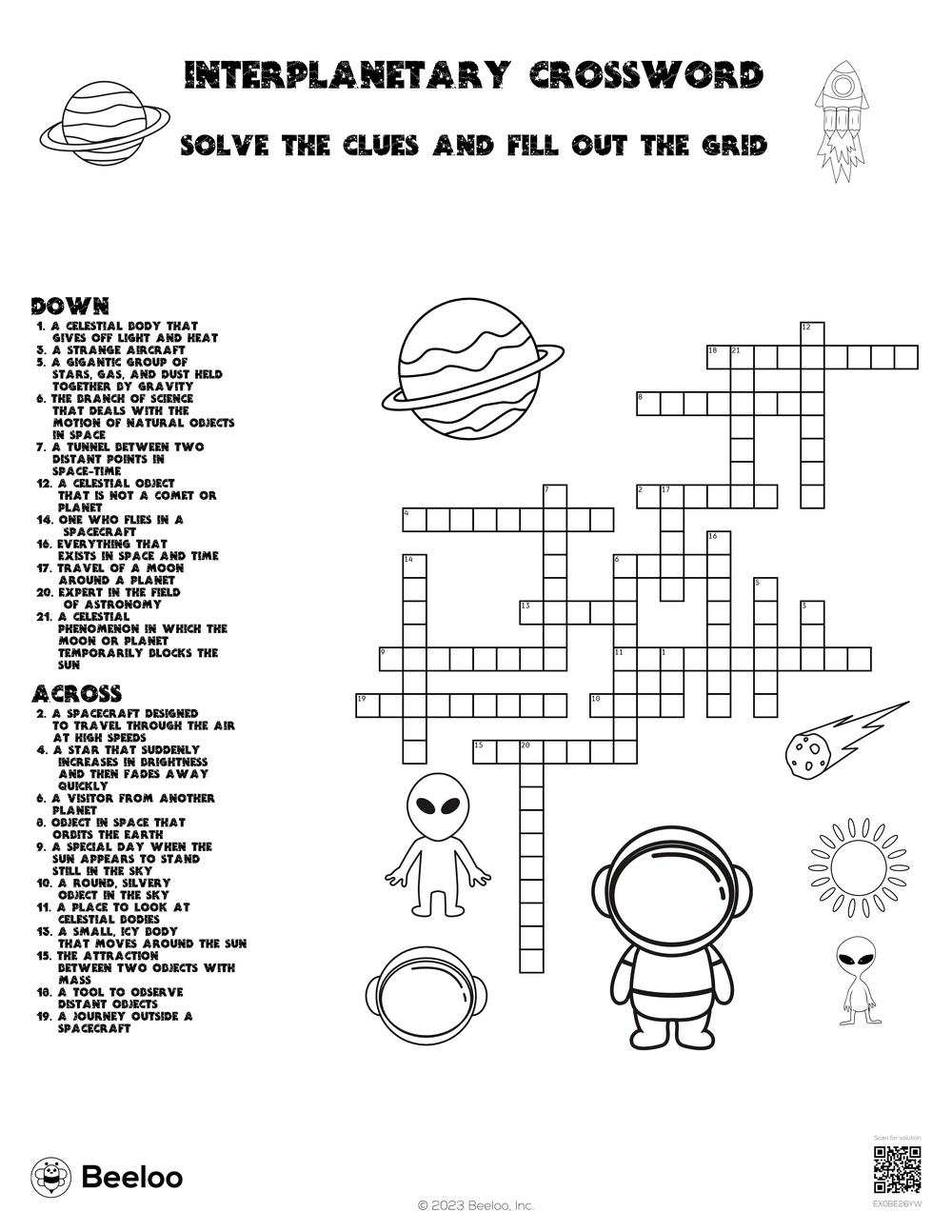 Physical Science Crossword Puzzles Printable Physical Science Crossword Puzzles Printable