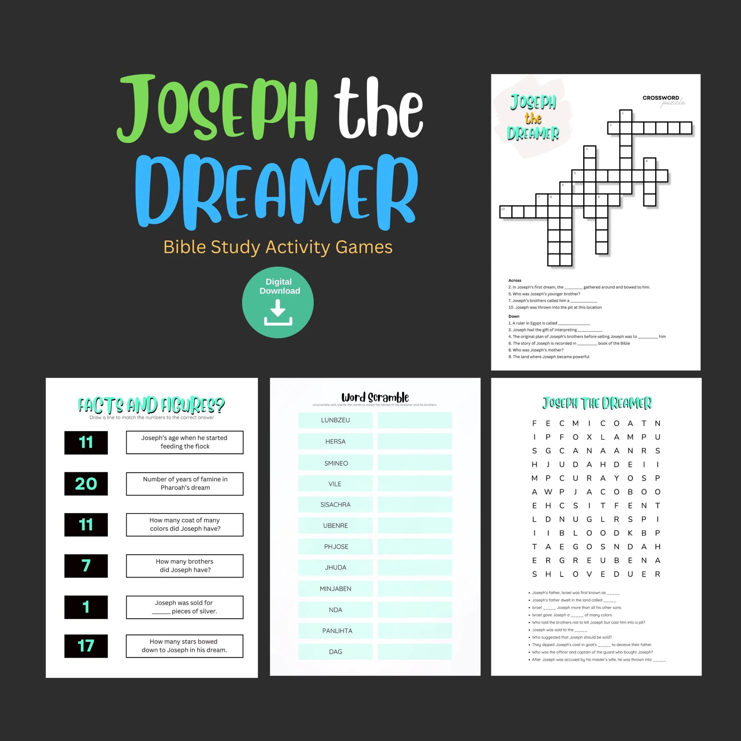 Joseph Puzzle Etsy Joseph Puzzle Etsy