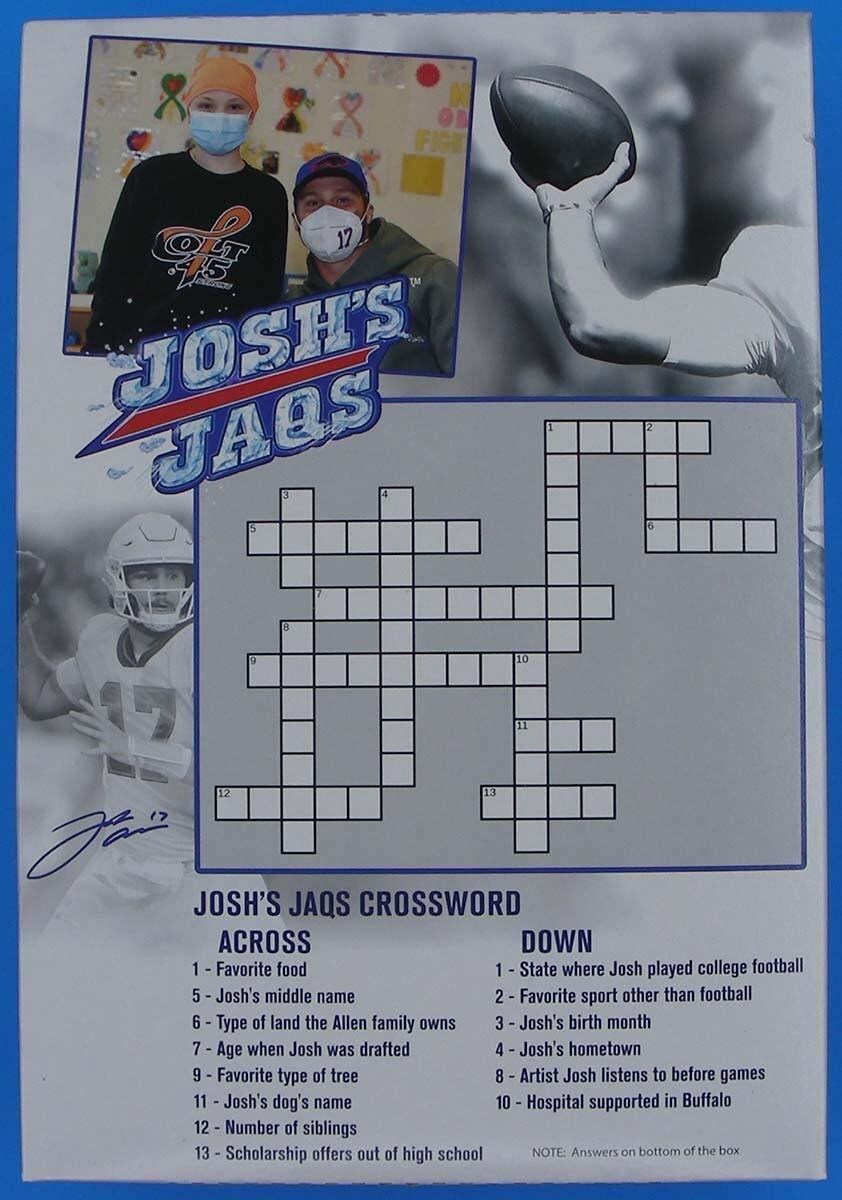 JOSH S JAQS Cereal Josh Allen Quarterback Buffalo Bills NFL 2022 Frosted Loops EBay JOSH S JAQS Cereal Josh Allen Quarterback Buffalo Bills NFL 2022 Frosted Loops EBay