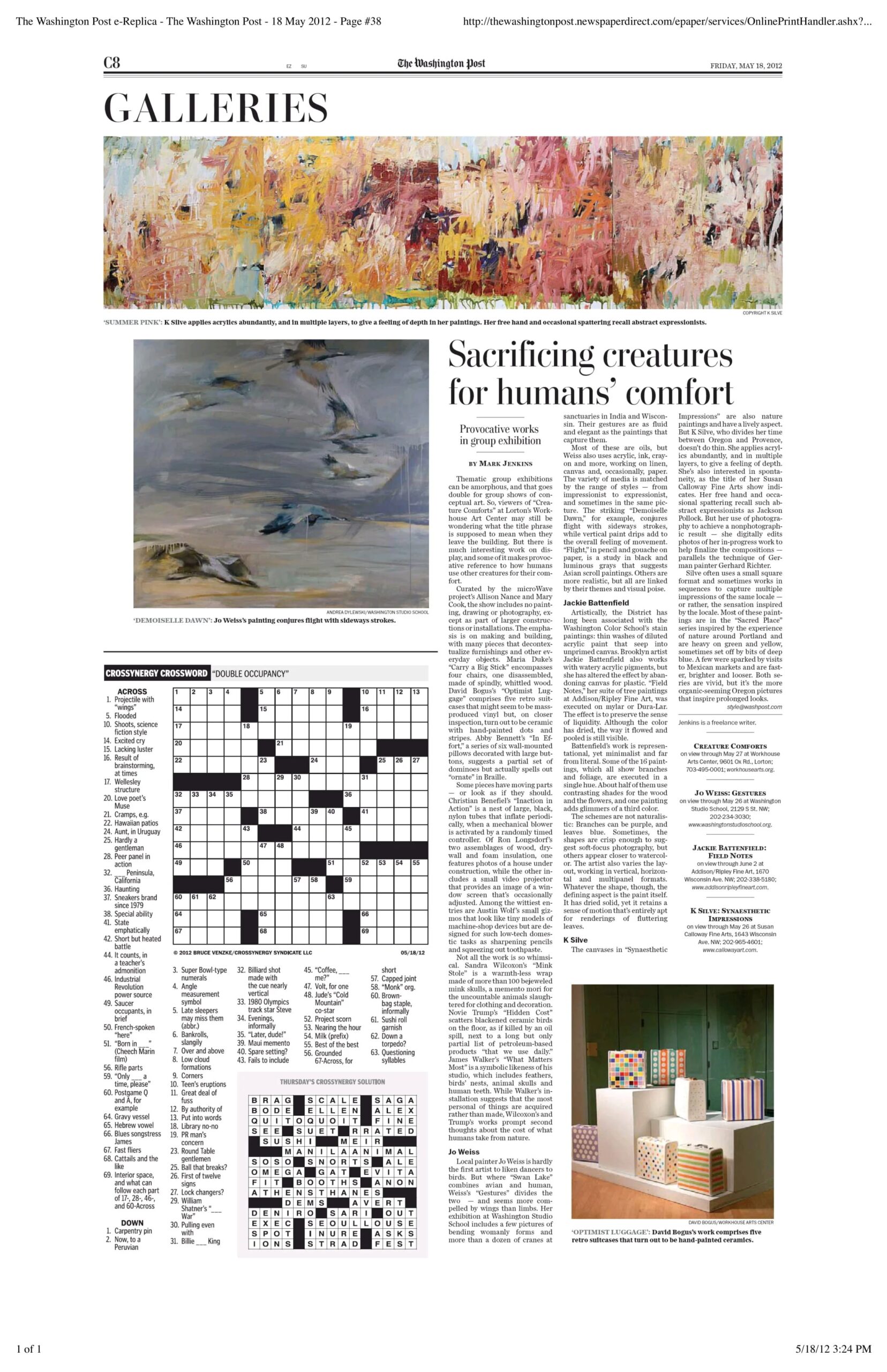 Karen Silve Press Calloway Fine Art Consulting