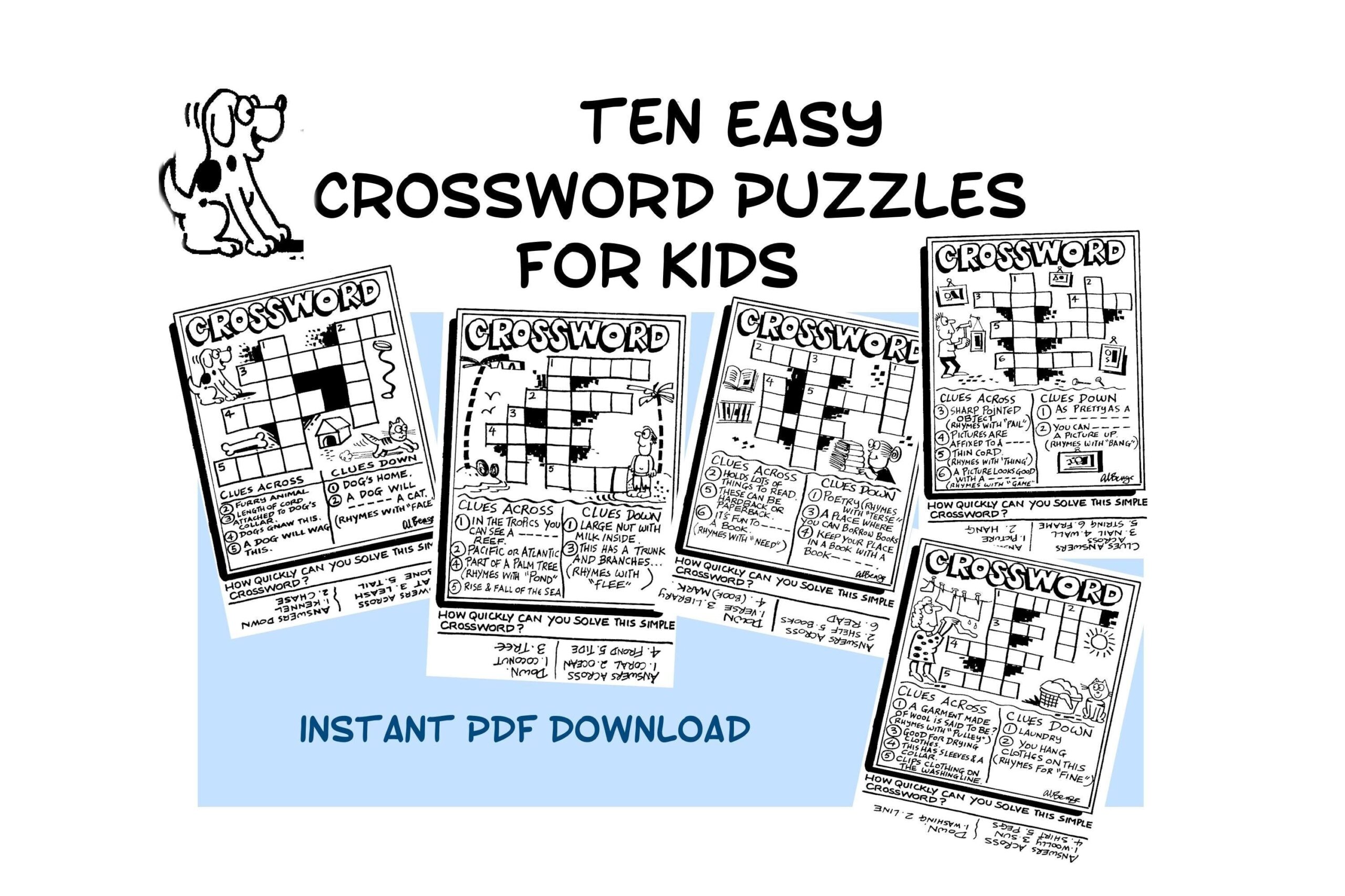 Printable Crossword Puzzles For 5 Year Olds Printable Crossword Puzzles For 5 Year Olds