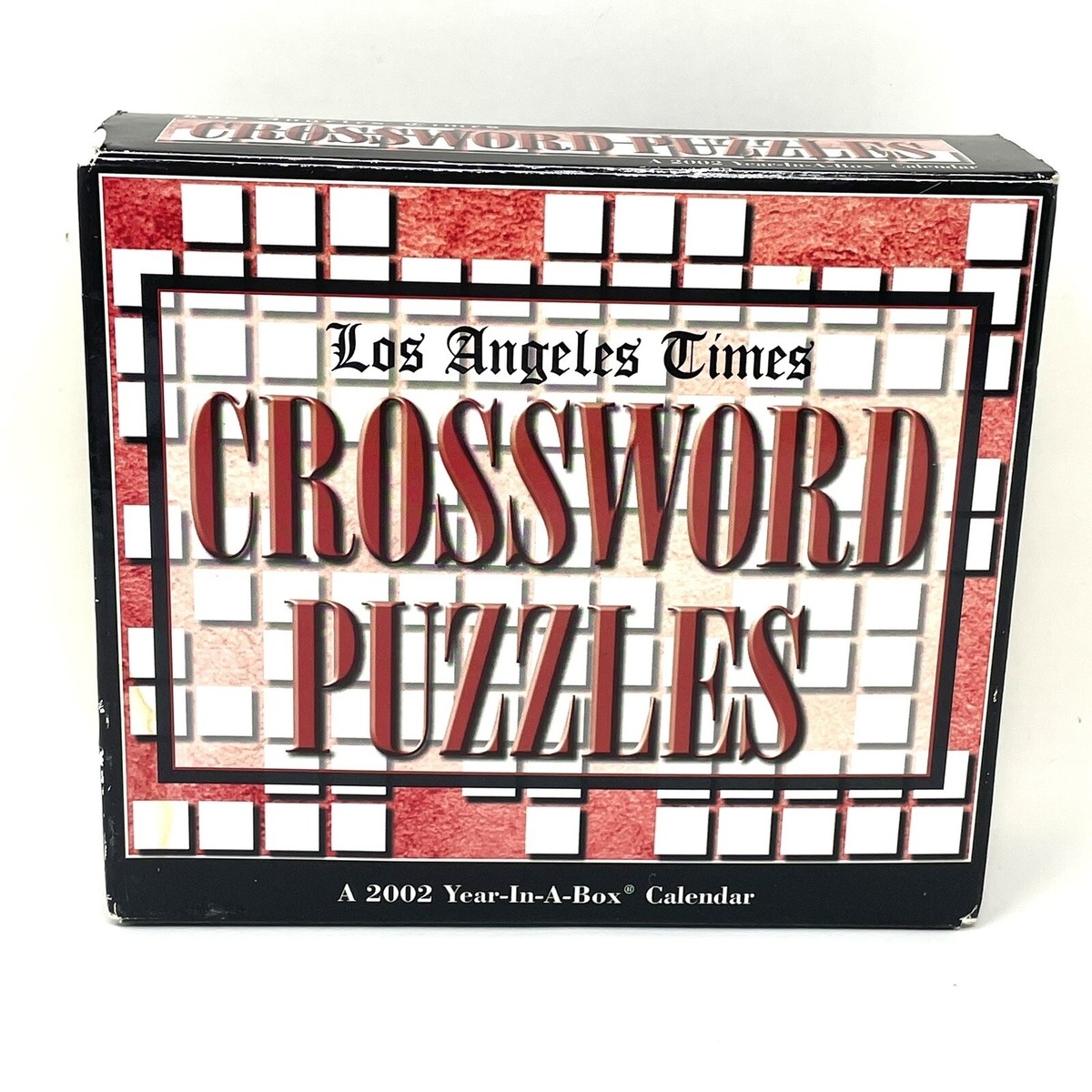 LA Times A 2002 Year In A Box Desk Calendar Crossword Puzzle New Old Stock EBay LA Times A 2002 Year In A Box Desk Calendar Crossword Puzzle New Old Stock EBay