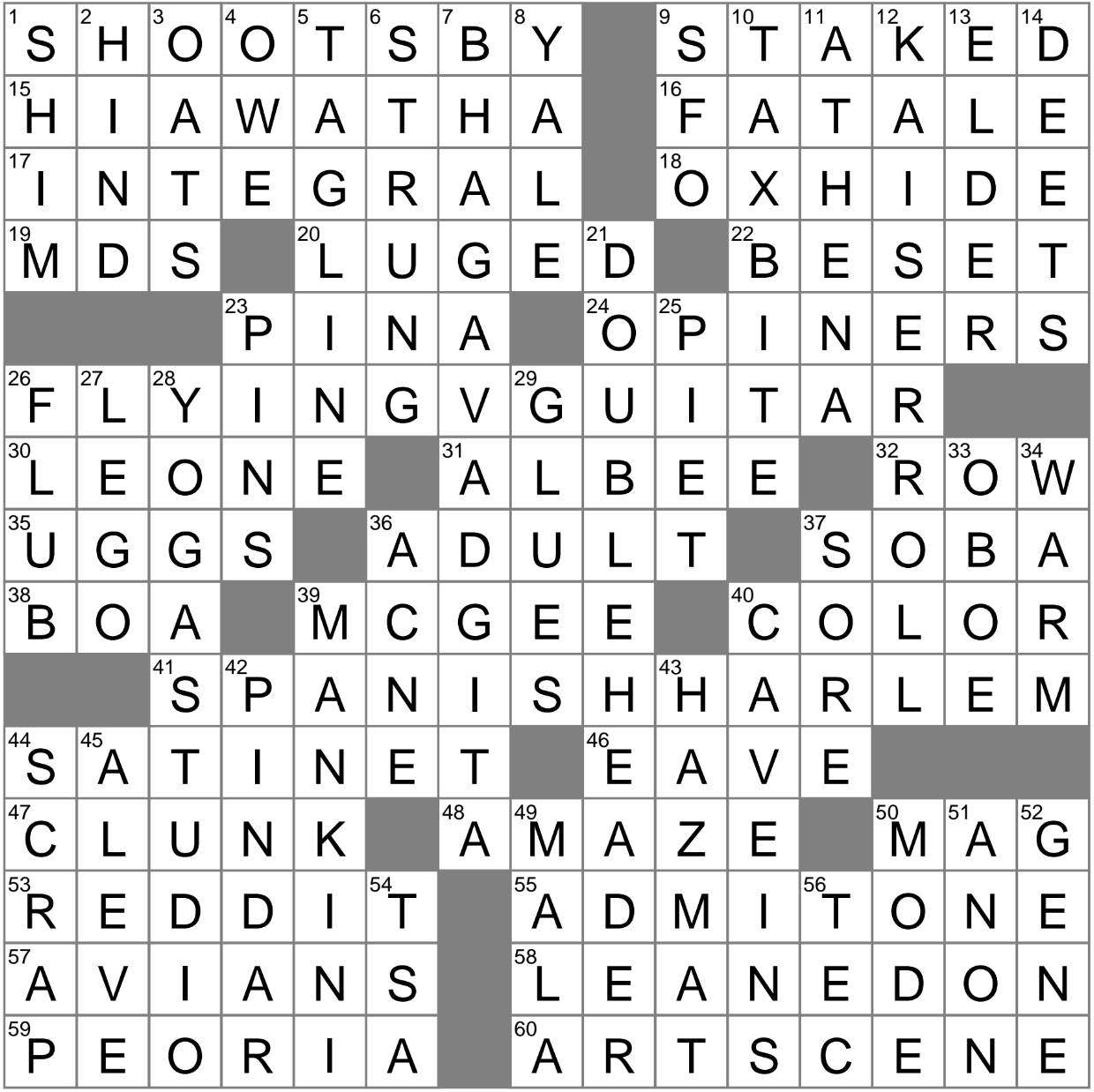LA Times Crossword 25 Mar 23 Saturday LAXCrossword LA Times Crossword 25 Mar 23 Saturday LAXCrossword