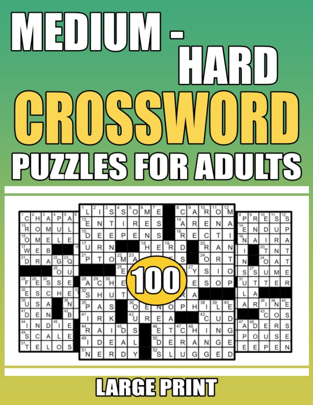 Large Print 100 Medium Hard Crossword Puzzles For Adults Medium Desertcart Seychelles Large Print 100 Medium Hard Crossword Puzzles For Adults Medium Desertcart Seychelles