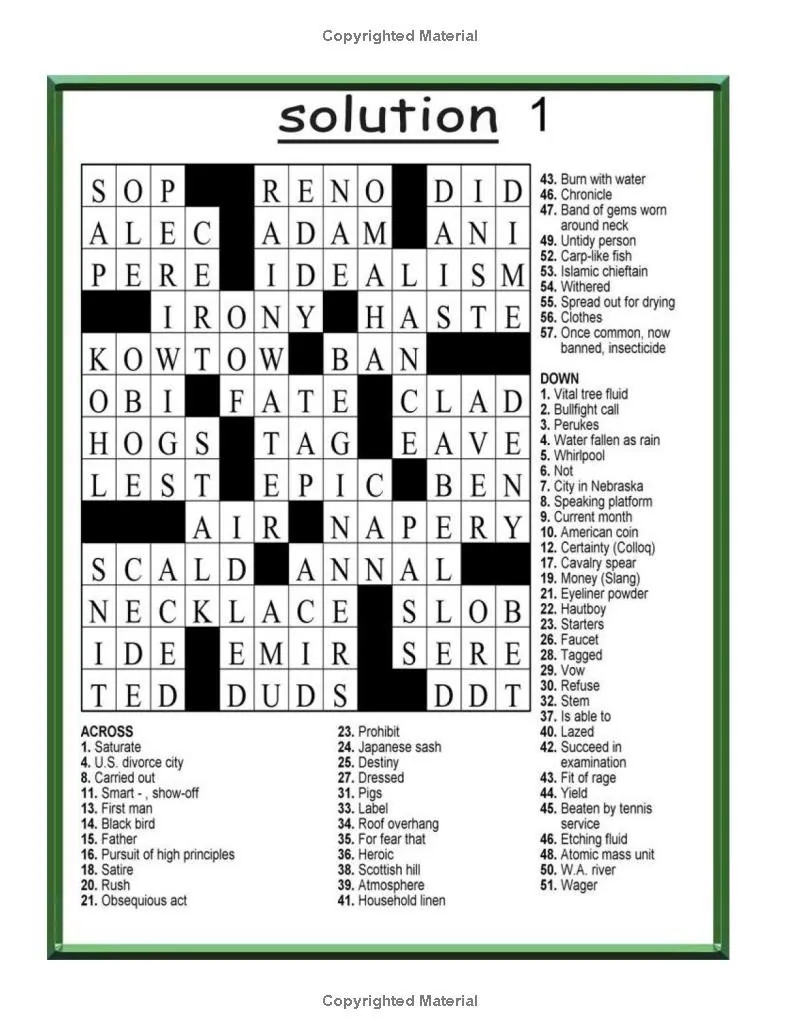 Large Print Crossword Puzzles For Adults Full Page Medium level Puzzleswith Solutions And Large Print Downloadable Printable Tablet Etsy Large Print Crossword Puzzles For Adults Full Page Medium level Puzzleswith Solutions And Large Print Downloadable Printable Tablet Etsy