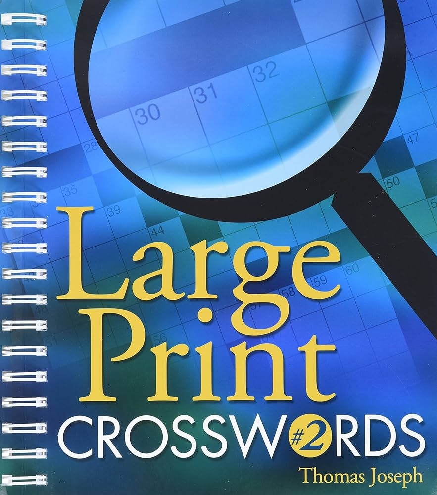 Large Print Crosswords 2 Joseph Thomas 9781402707674 Amazon Books Large Print Crosswords 2 Joseph Thomas 9781402707674 Amazon Books