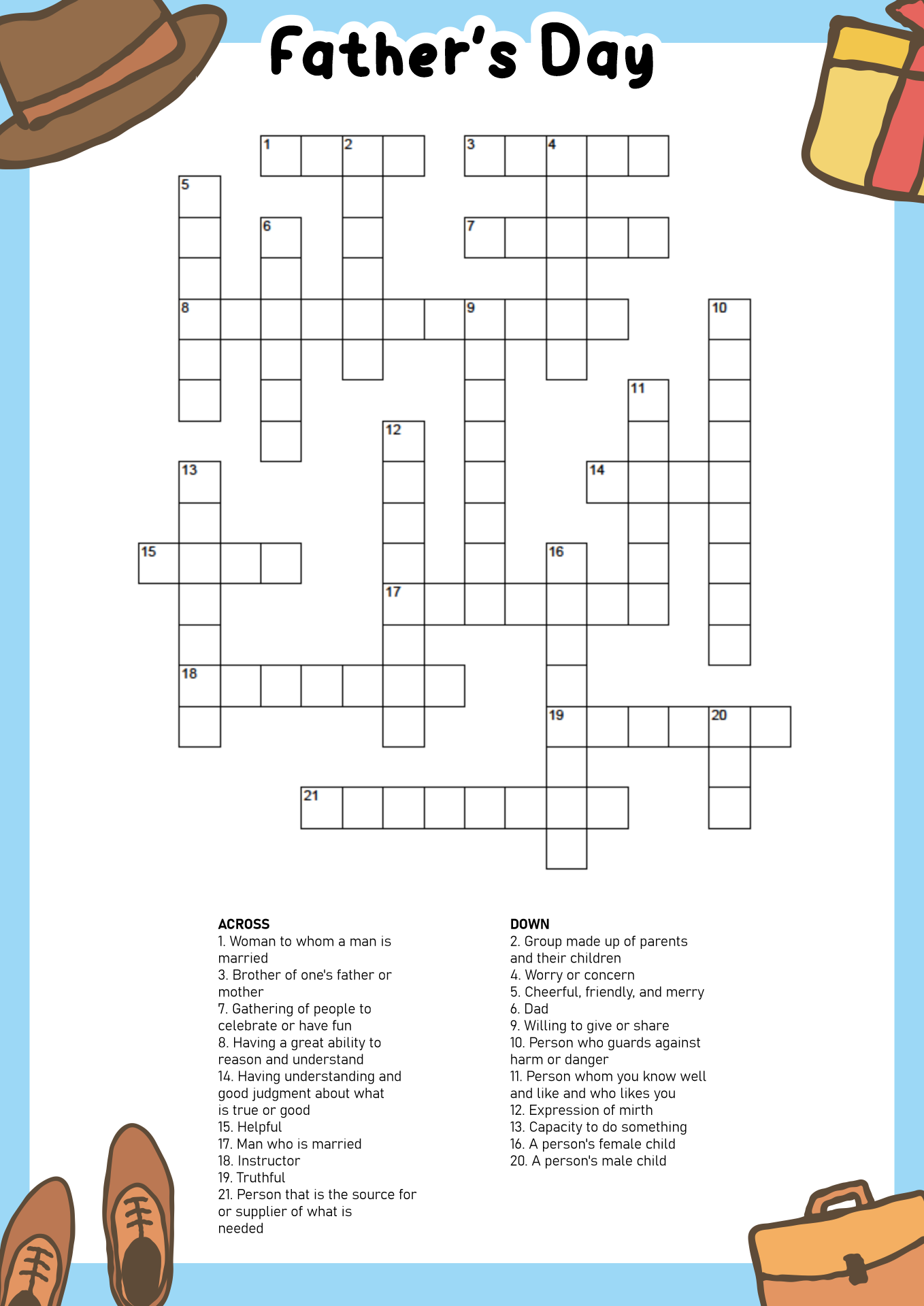 Newspaper Crosswords Printable