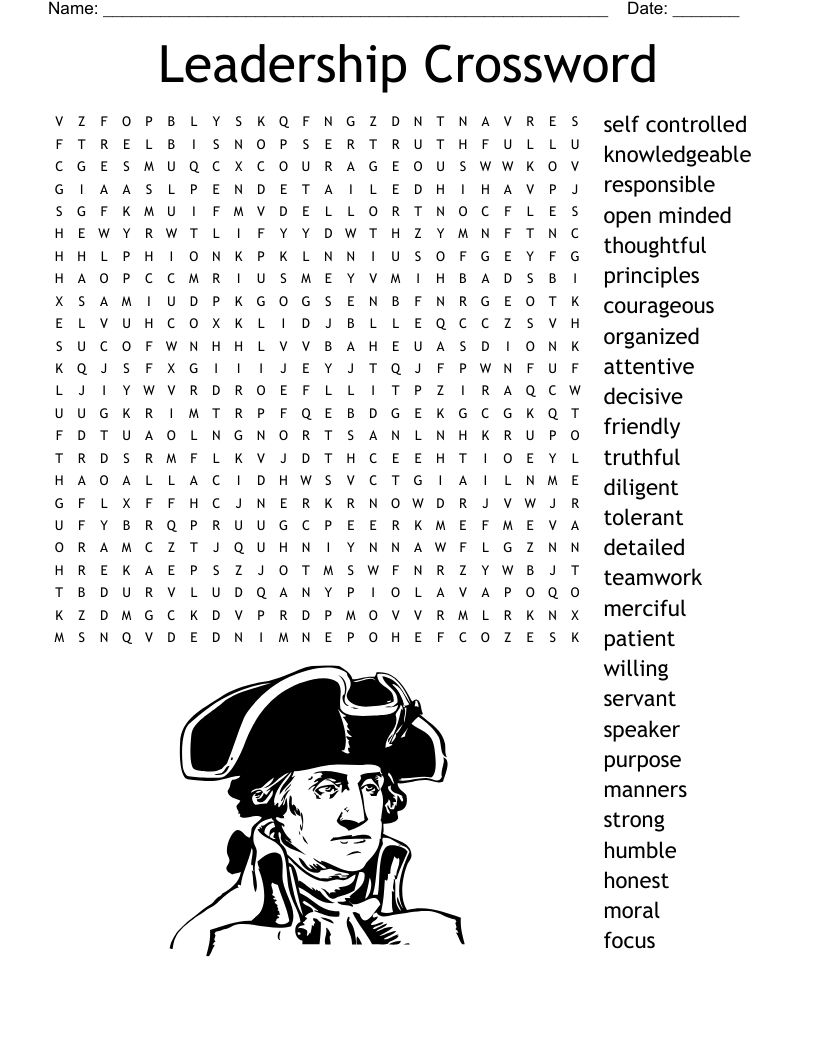 Leadership Crossword Word Search WordMint