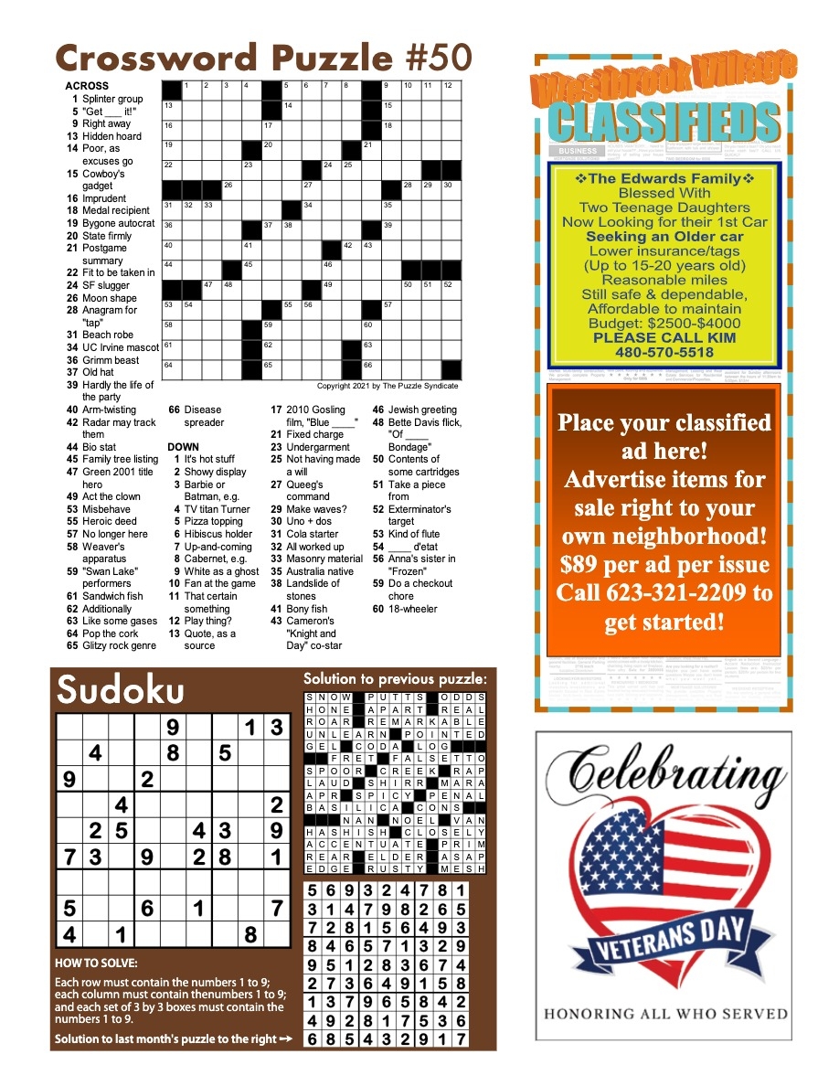 Printable Daily Commuter Crossword Printable Daily Commuter Crossword