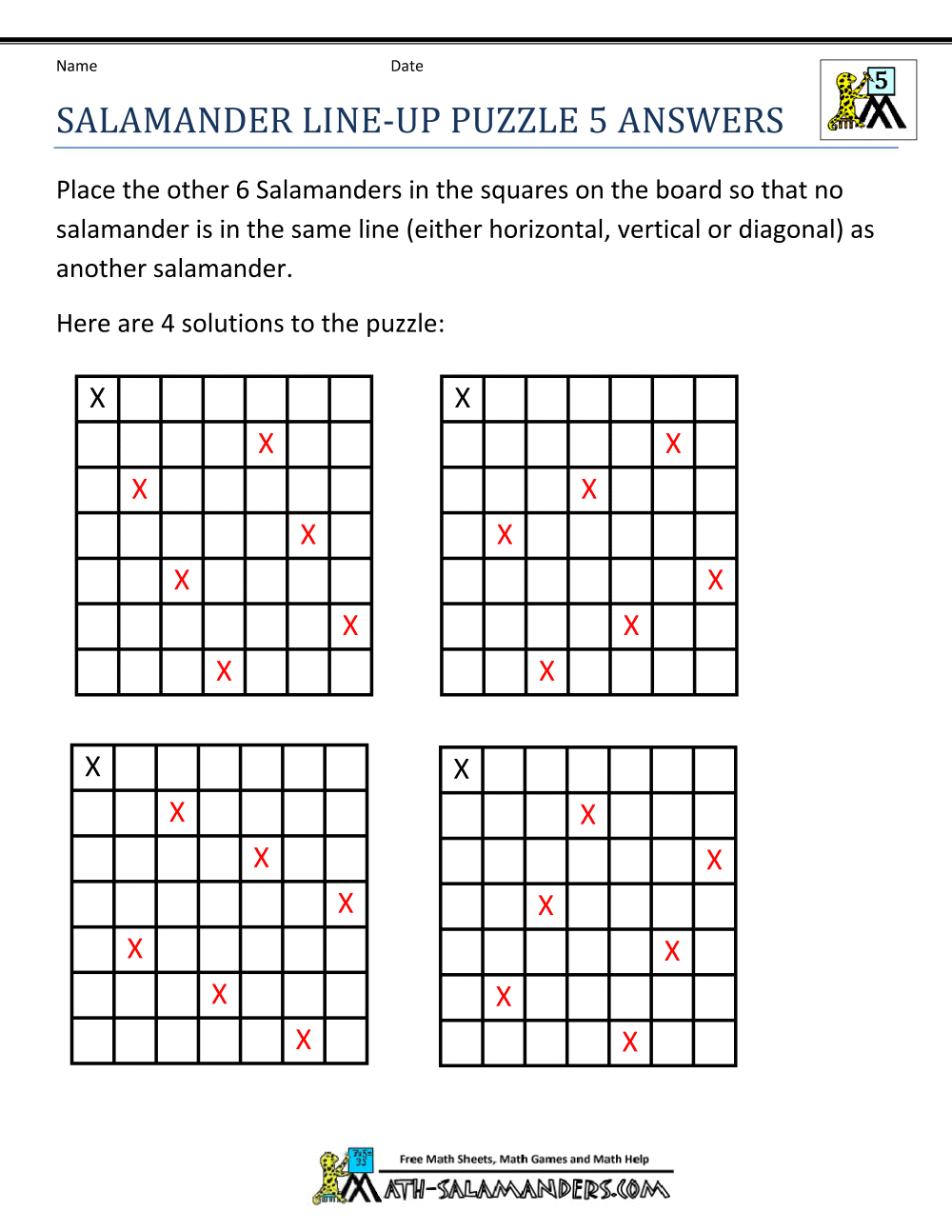 Printable Mathmatic Crossword Puzzle Printable Mathmatic Crossword Puzzle