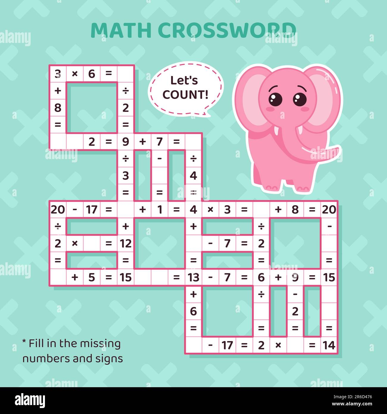 Math Crossword Puzzle For Kids Addition Subtraction Multiplication And Division Stock Vector Image Art Alamy Math Crossword Puzzle For Kids Addition Subtraction Multiplication And Division Stock Vector Image Art Alamy