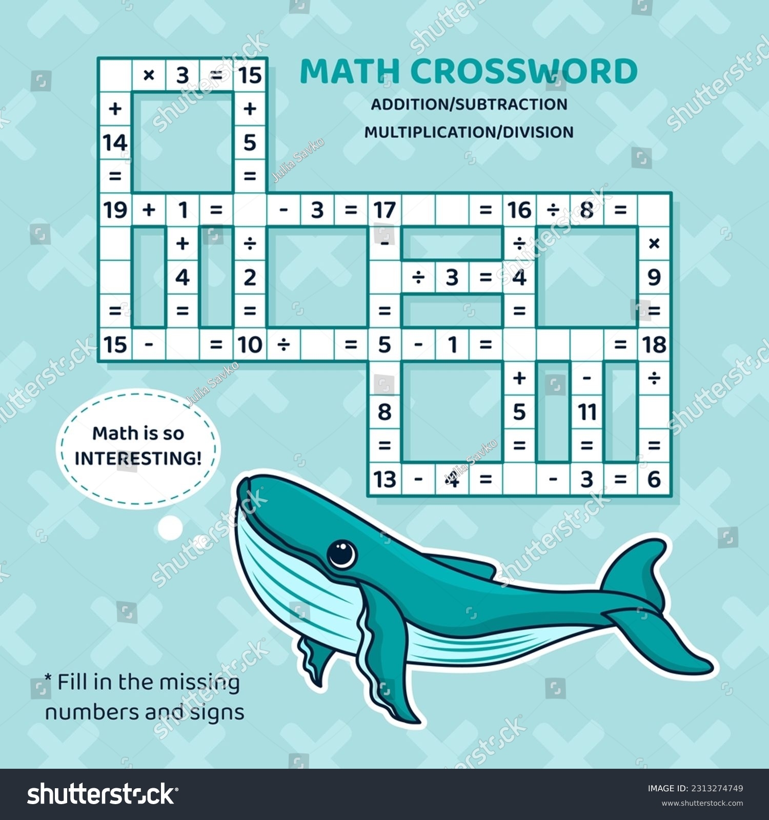 Printable Math Crossword Puzzles Printable Math Crossword Puzzles