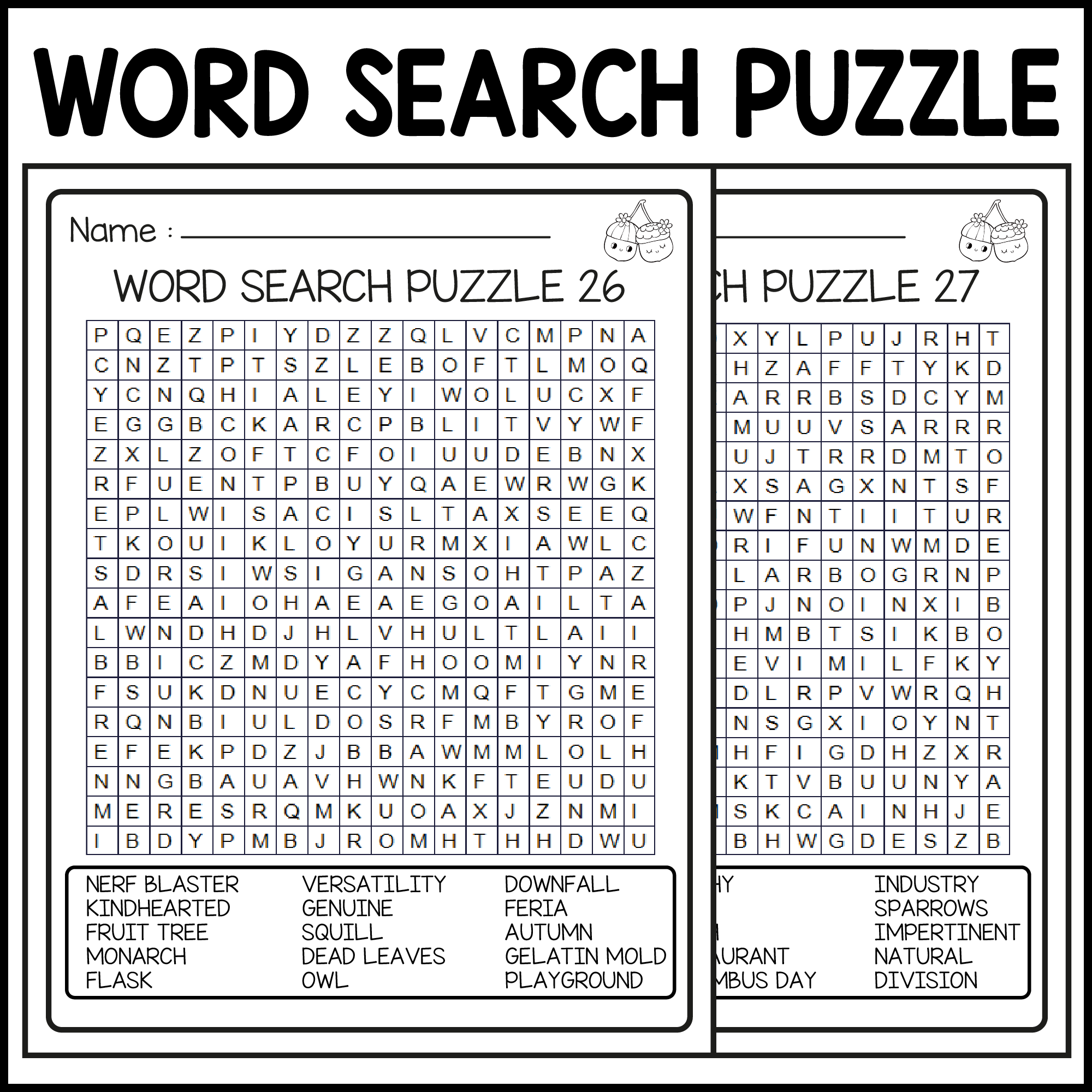 Medium Autumn Word Search Puzzle Worksheet Activity Fall Activity Made By Teachers Medium Autumn Word Search Puzzle Worksheet Activity Fall Activity Made By Teachers