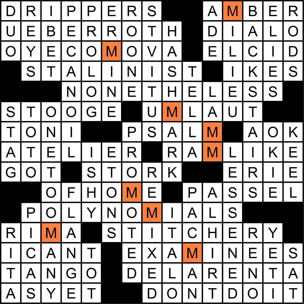 MGWCC 379 Friday September 4th 2015 I Like Everybody Matt Gaffney s Weekly Crossword Contest