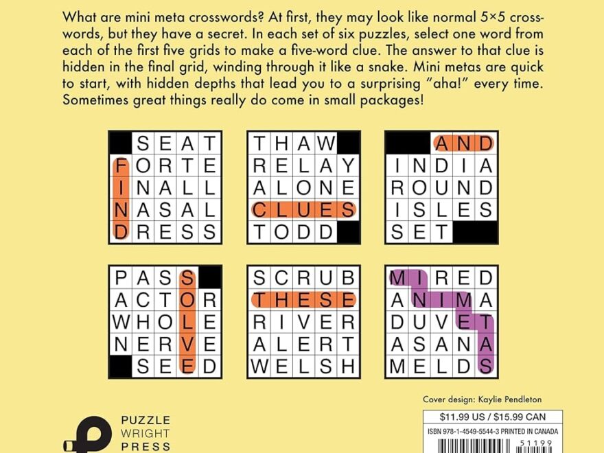 Mini Meta Crosswords As Seen In The Washington Post Muller Pete 9781454955443 Amazon Books
