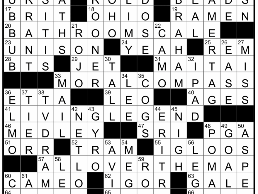 Monday March 24 2025 Diary Of A Crossword Fiend