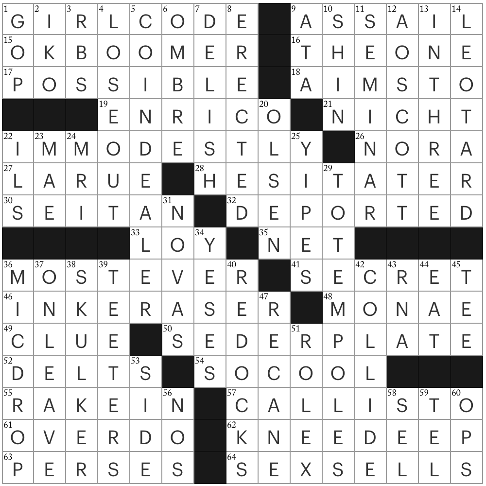 Monday May 3 2021 Diary Of A Crossword Fiend Monday May 3 2021 Diary Of A Crossword Fiend