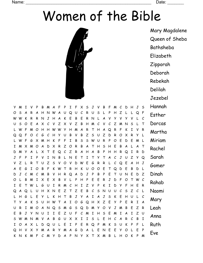 Mothers Of The Bible Crossword WordMint Mothers Of The Bible Crossword WordMint