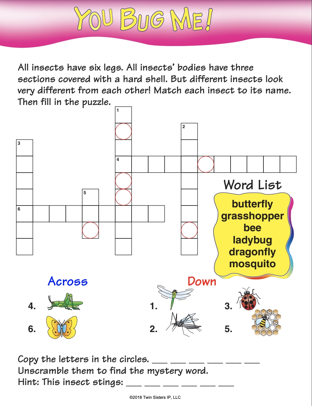 Printable Simple Crosswords Printable Simple Crosswords