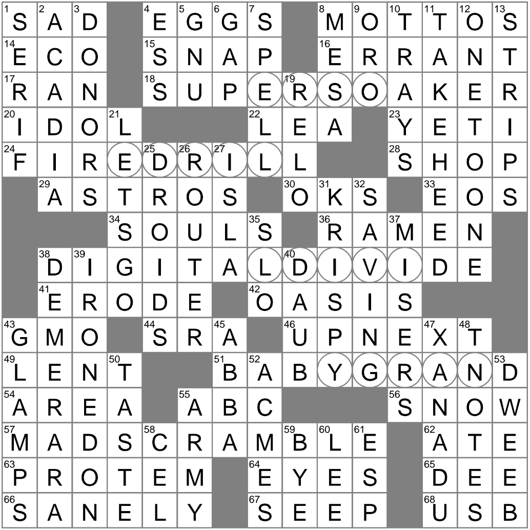 Nerdy Crossword Printable Nerdy Crossword Printable