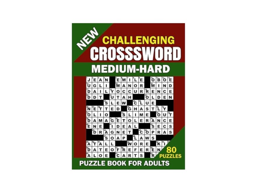 New Challenging Crossword Medium Hard Puzzle Book For Adults 80 Medium To Hard Crossword Puzzle Book For Adults Challenging Crossword Puzzles Medium Puzzles For Adults 2023 T Couch James 9798358870901 Amazon Books