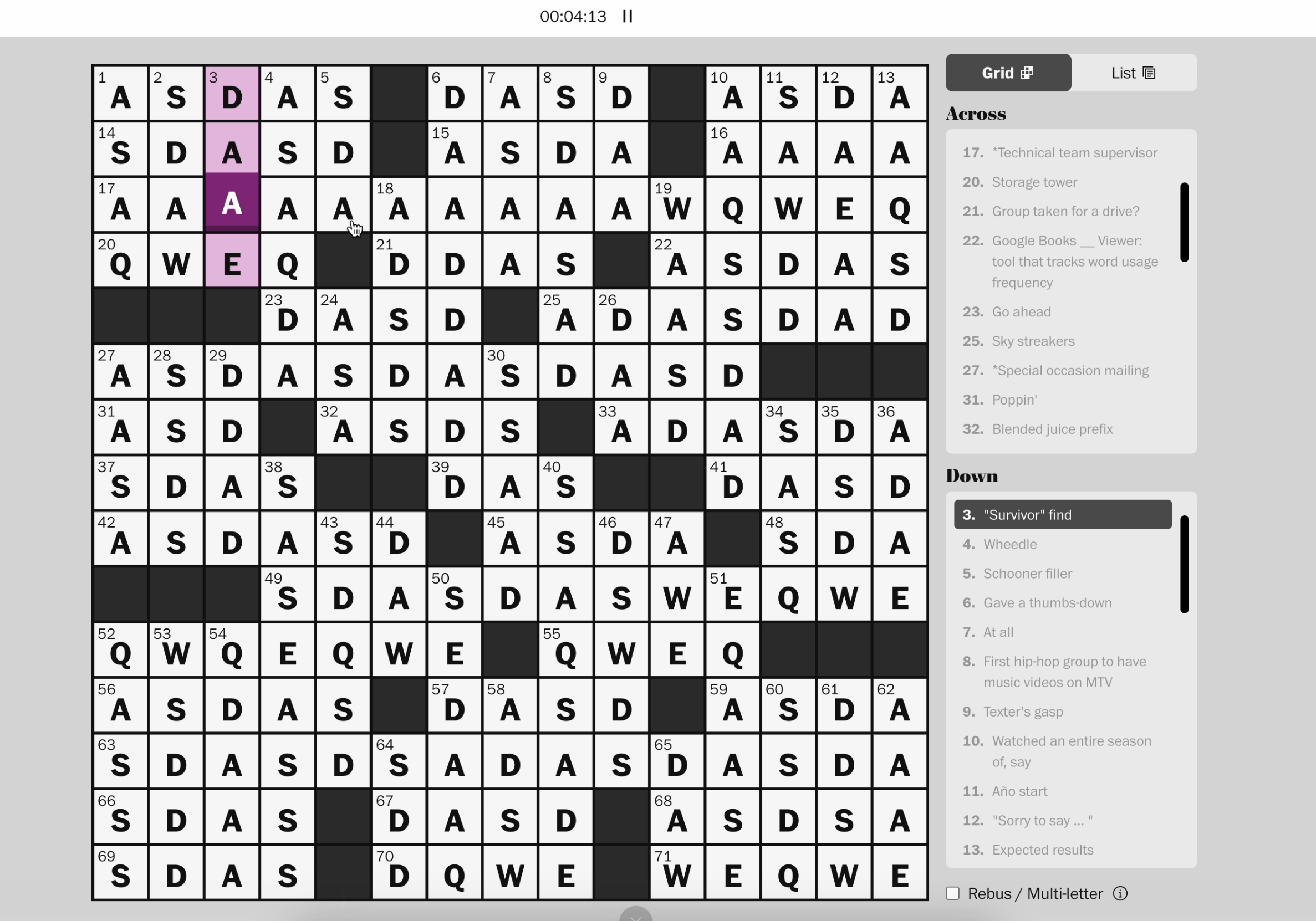 New Washington Post Format Is Awful R crossword New Washington Post Format Is Awful R crossword