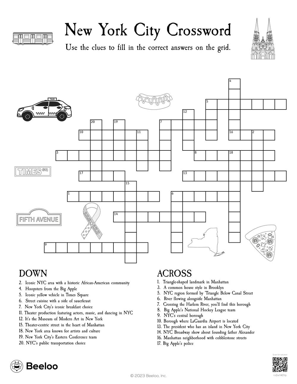 New York Times Free Printable Crossword Puzzles