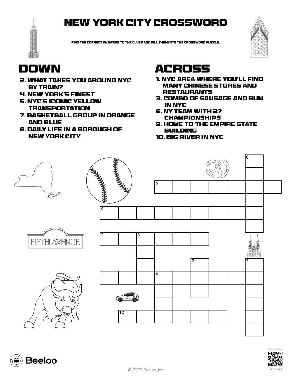 N Y Daily News Crossword Printable