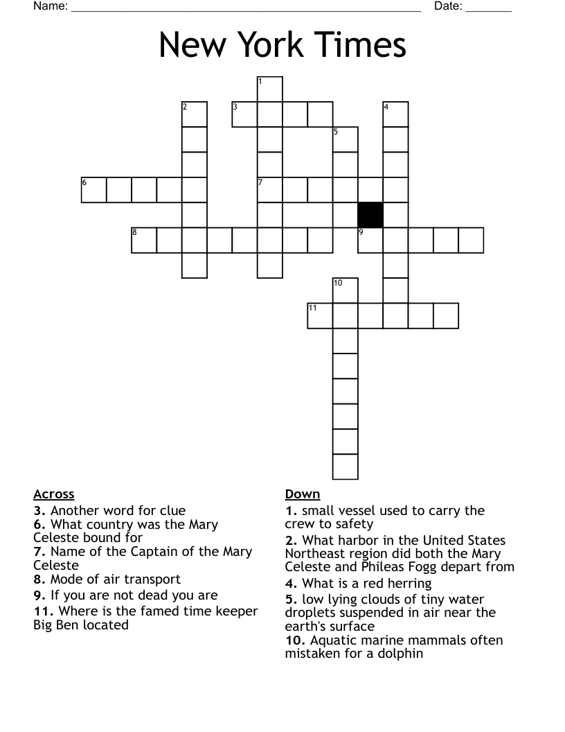 New York Times Crossword WordMint