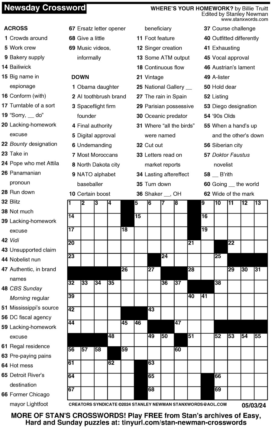 Ny Times Crossword Puzzles Monnday Printable Ny Times Crossword Puzzles Monnday Printable