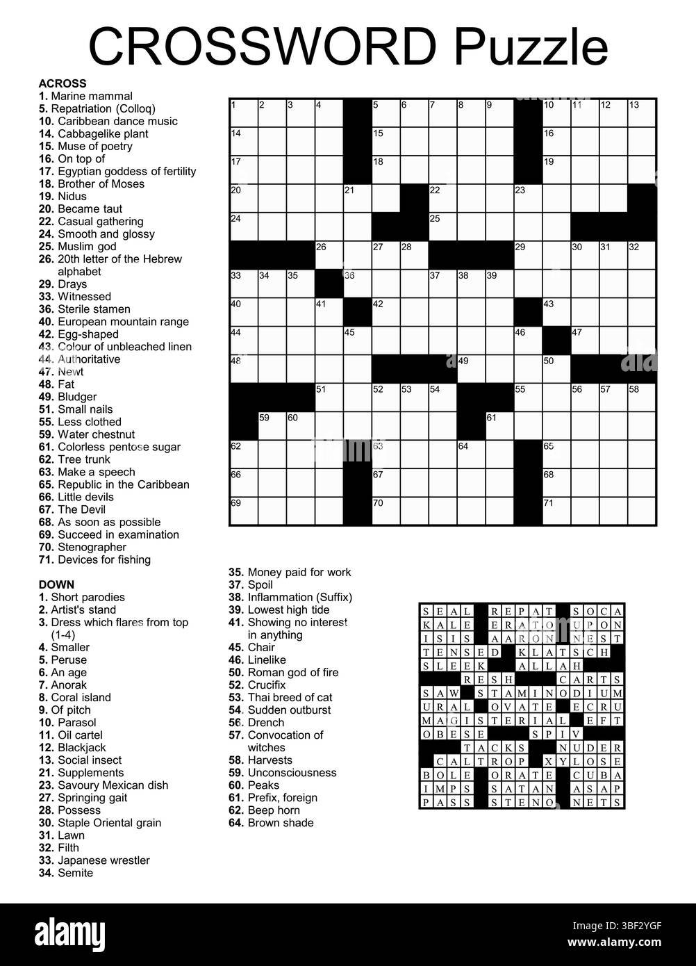 Newspaper Puzzles Stock Vector Images Alamy