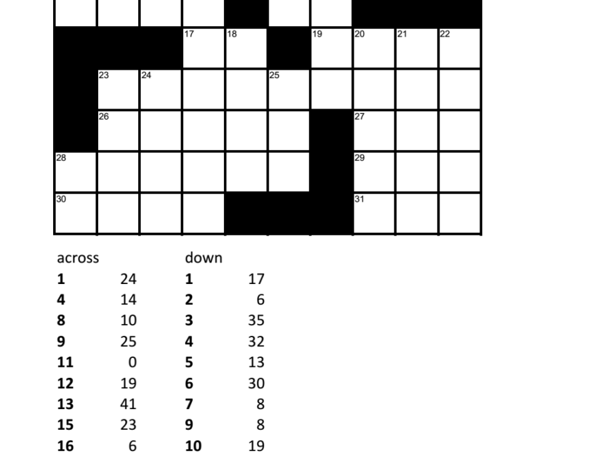 Number Cross 3 Jane Street
