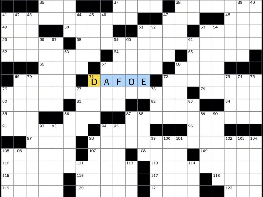 NYT Sunday Crossword R HIMYM