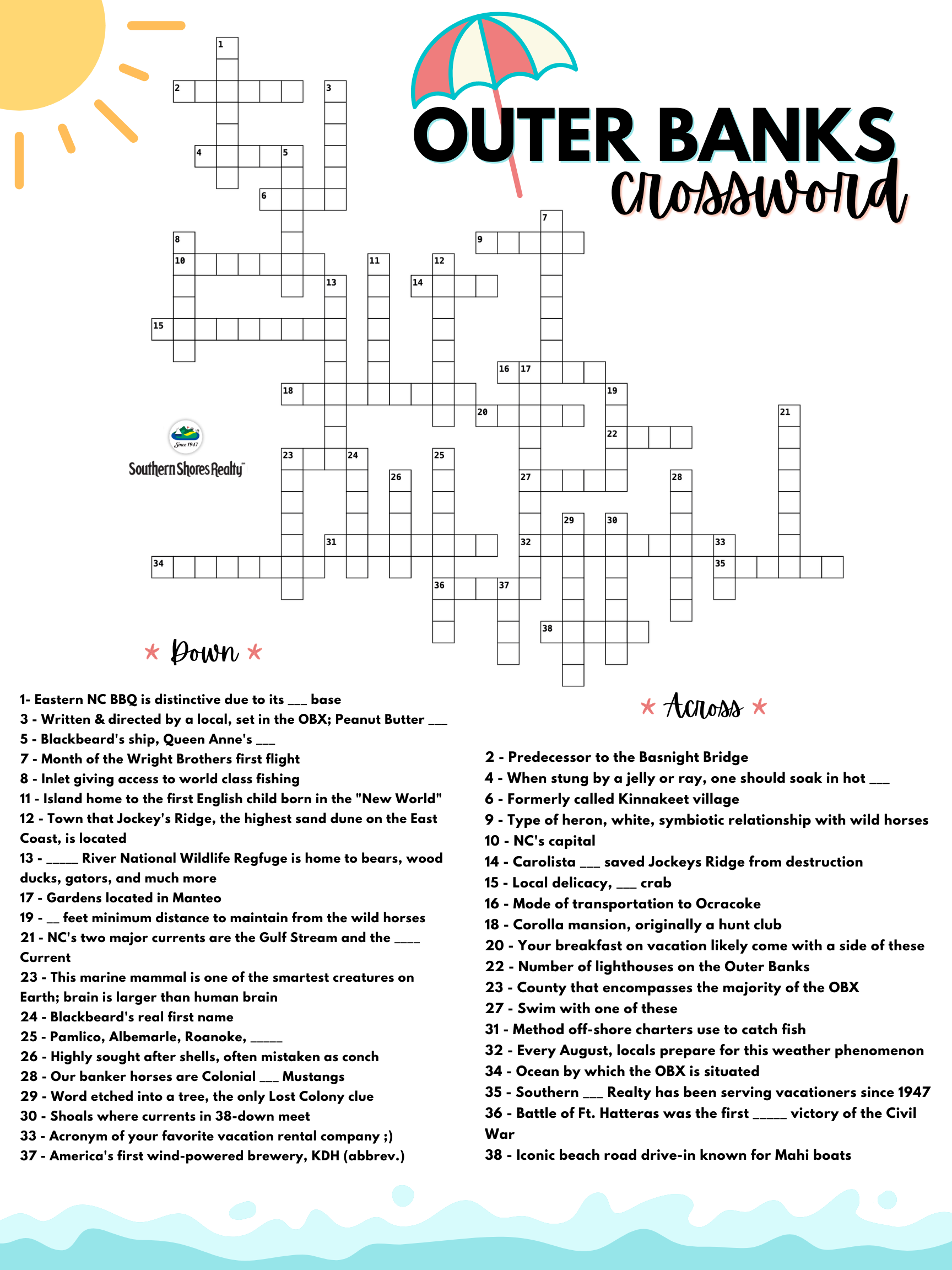 OBX Crossword OBX Crossword