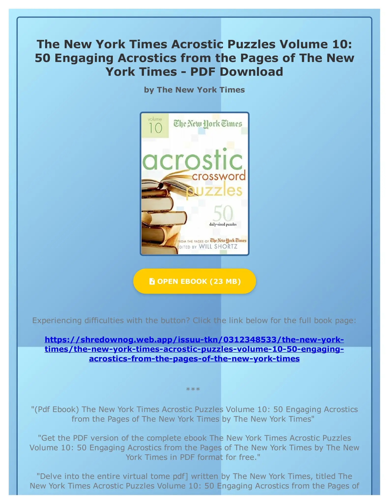 Ny Times Crossword Printable Acrostic Ny Times Crossword Printable Acrostic