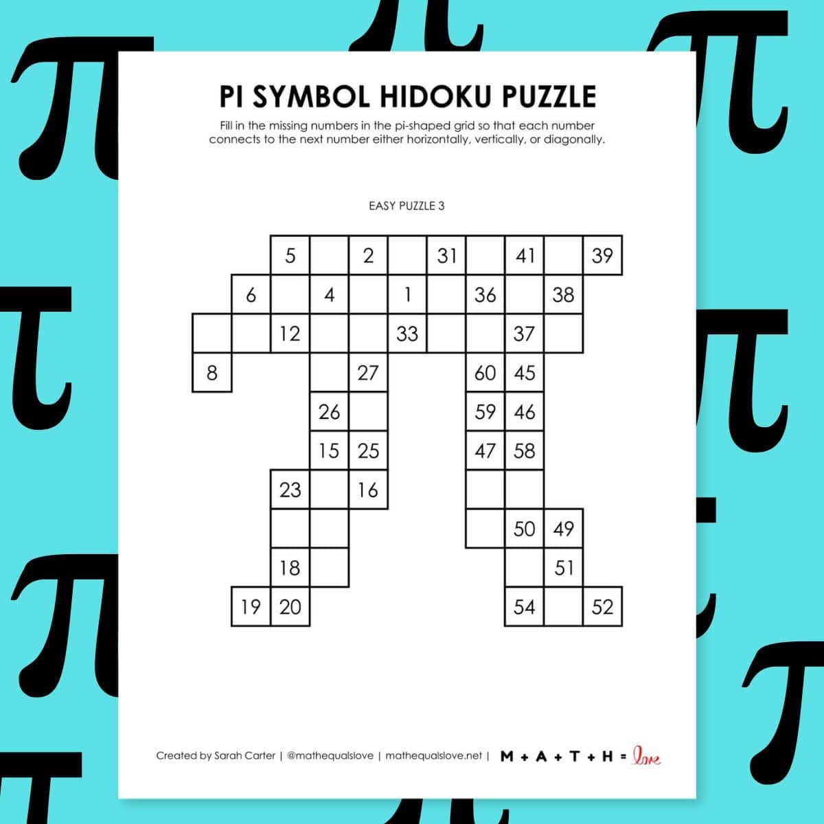 Pi Day Puzzles Math Love Pi Day Puzzles Math Love