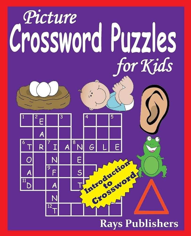 Picture Crossword Puzzles For Kids Rays Publishers 9781512025750 Amazon Books Picture Crossword Puzzles For Kids Rays Publishers 9781512025750 Amazon Books