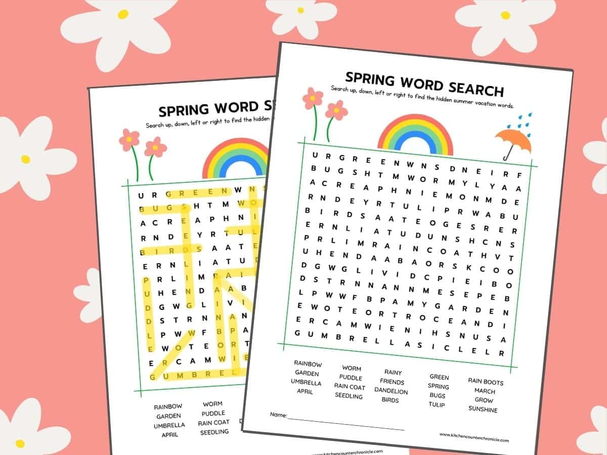 Spring Crossword Puzzles Printable Spring Crossword Puzzles Printable