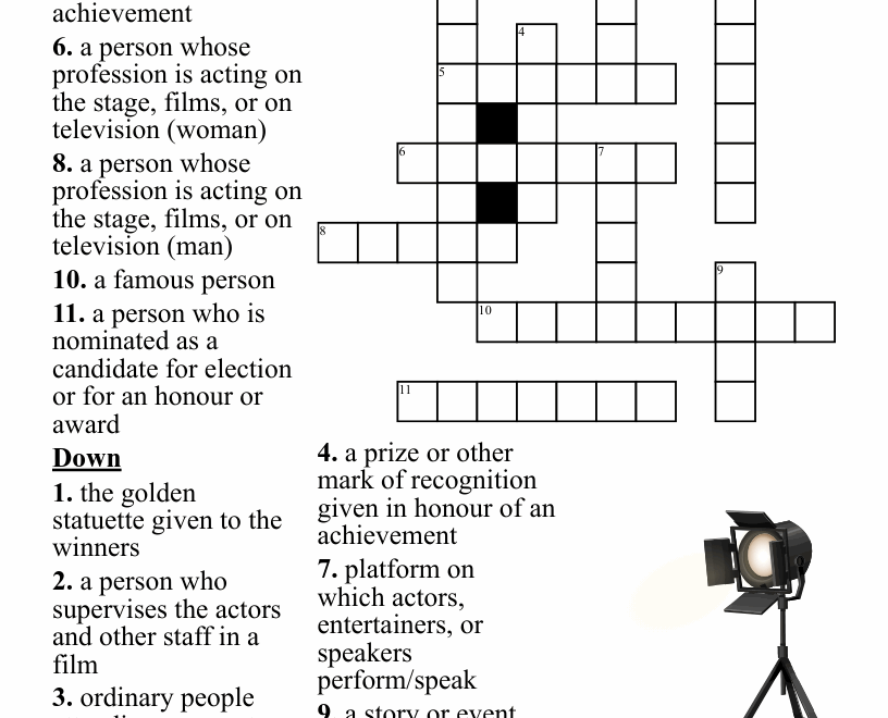Pop Culture Crossword Puzzles Dylanna Press Worksheets Library
