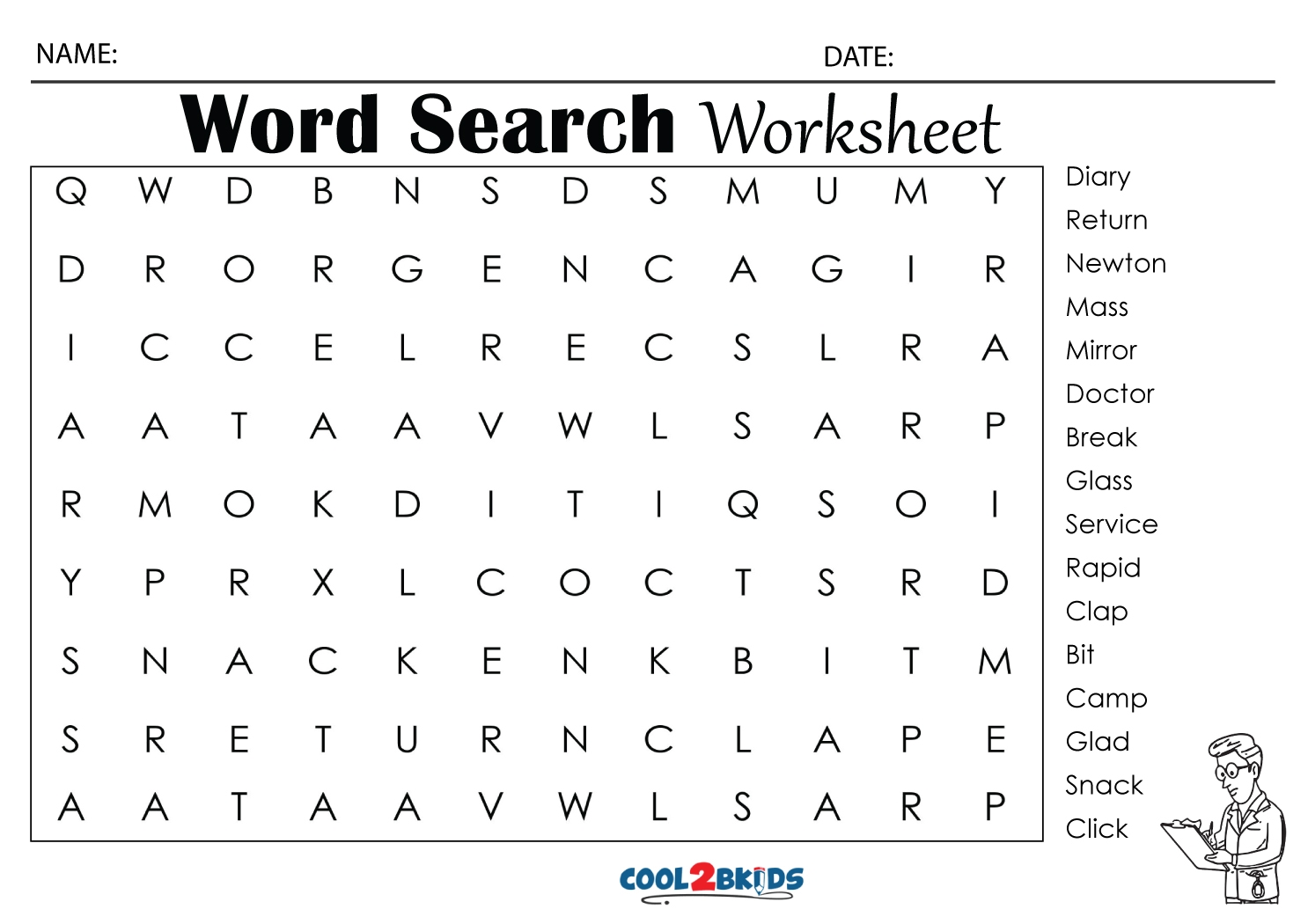 Printable 4th Grade Word Search Cool2bKids Printable 4th Grade Word Search Cool2bKids