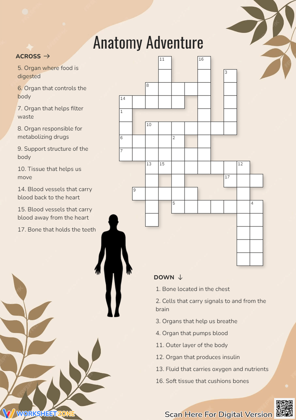 Printable Crossword Worksheets Download Printable Crossword Worksheets Download