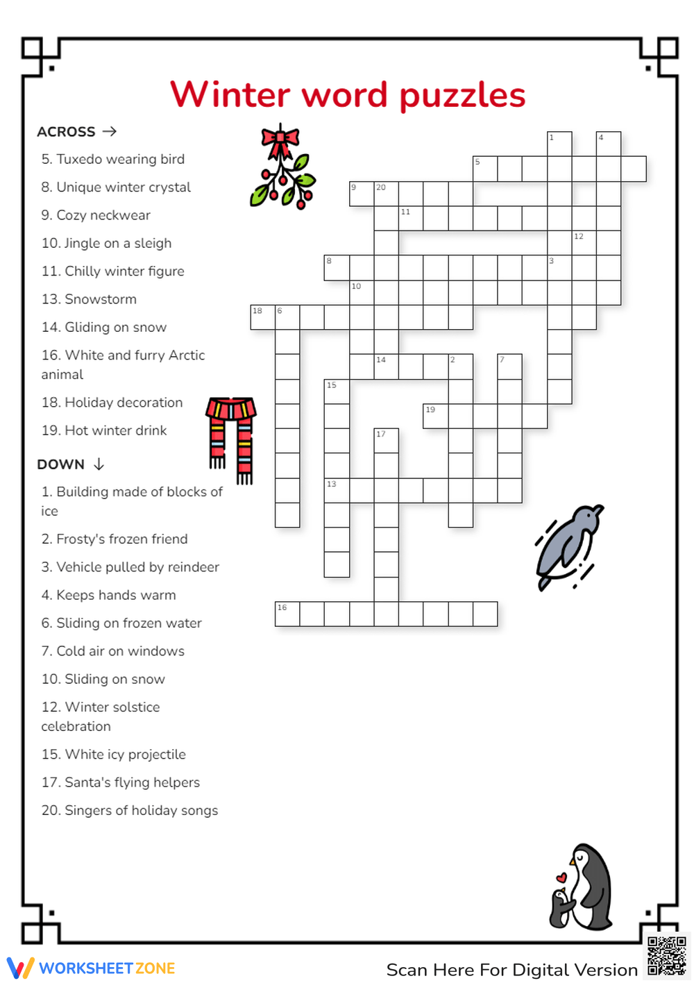 Printable Grade 3 Winter Worksheets Printable Grade 3 Winter Worksheets